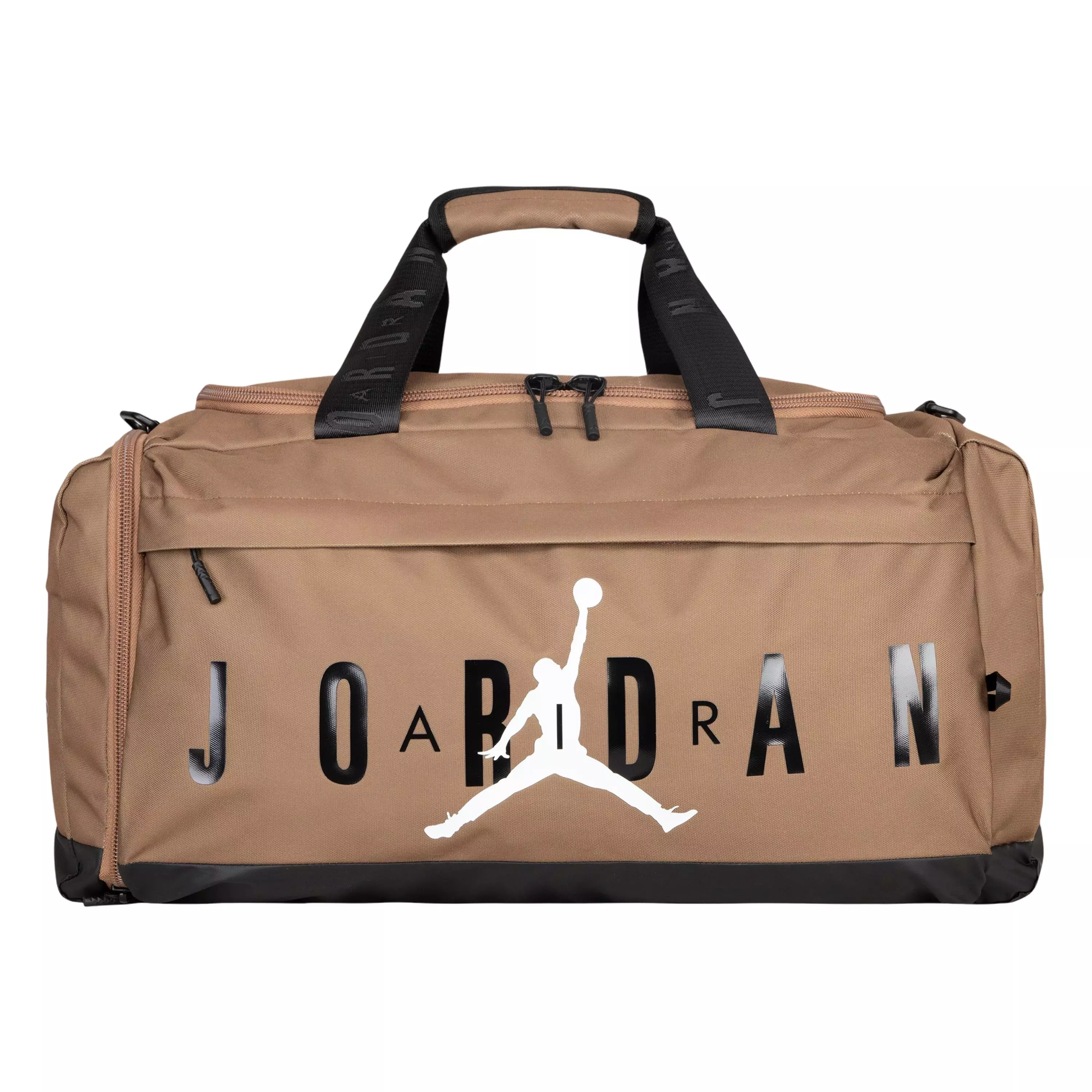 Jordan ボストンバッグ ベージュ Jordan Velocity Polyester Adjustable Duffle Bag - Brown/Black
